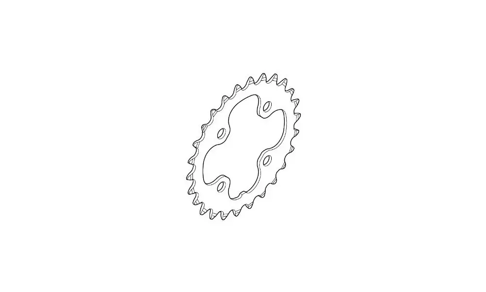 Hammasratas Shimano SLX FC-M660 64mm 9-speed 26T-L 