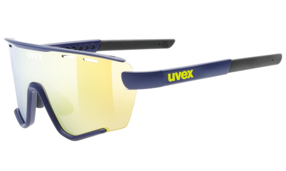 Prillid Uvex sportstyle 236 S Set blue matt / mirror yellow - 1