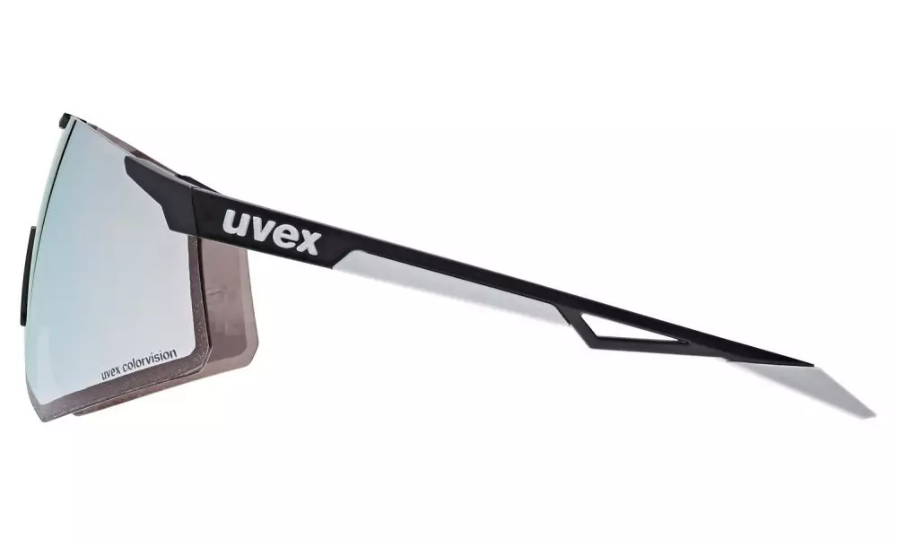 Prillid Uvex pace perform S CV black matt / mirror silver - 4