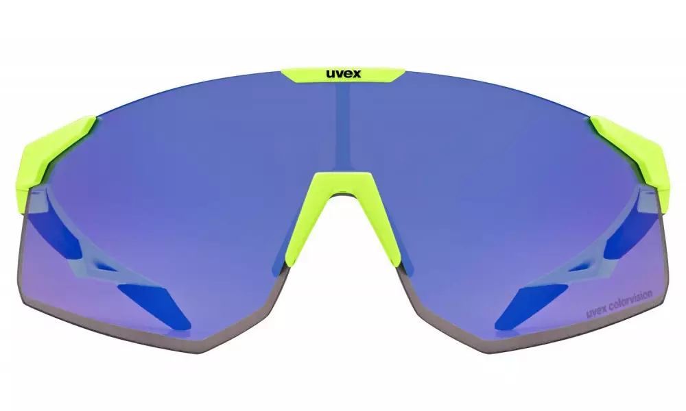 Prillid Uvex pace perform S CV yellow matt / mirror blue - 5