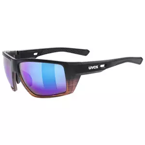 Prillid Uvex mtn venture CV black demi matt / mirror blue