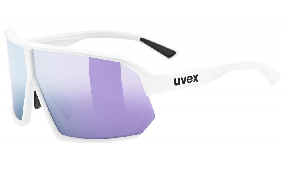 Prillid Uvex sportstyle 237 white matt / mirror lavender - 1