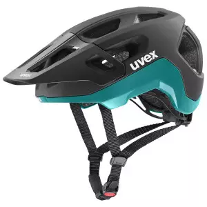 Kiivri Uvex react black-teal matt
