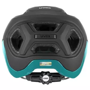 Kiivri Uvex react black-teal matt