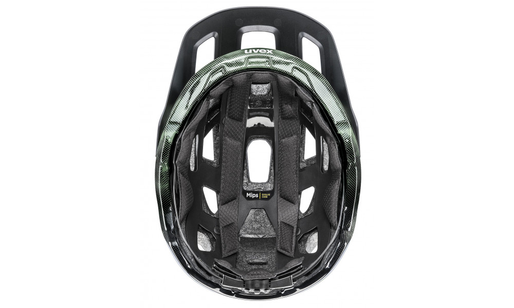 Kiivri Uvex react MIPS moss green-black matt - 4