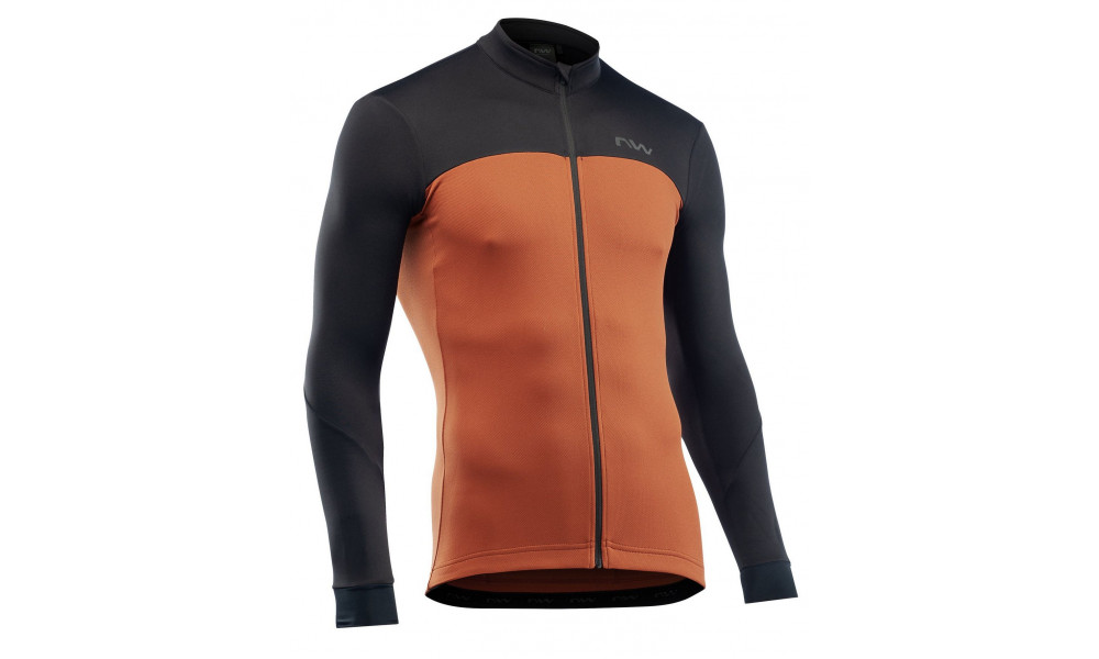 Rattasärk Northwave Force 2 L/S Full Zip black-cinnamon - 1