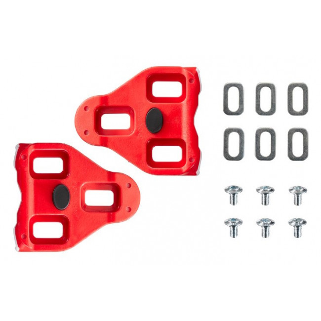 Pedaaliklotsid Look Delta red 9°