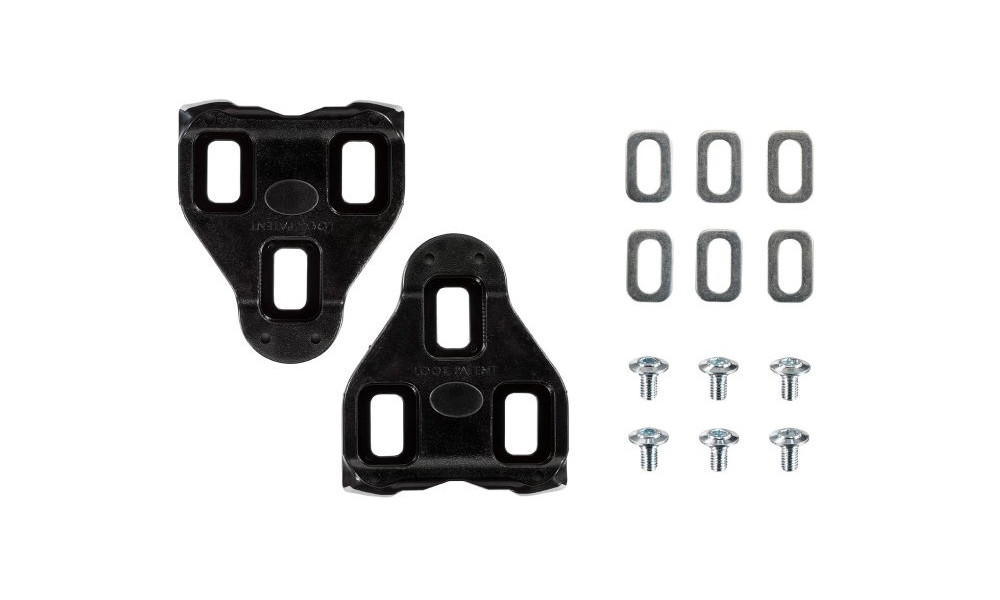 Pedaaliklotsid Look Delta black 0° - 1